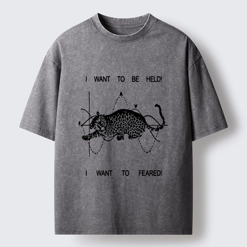 Tokyo-Tiger Relatable Cat Contradiction Meme Washed T-Shirt