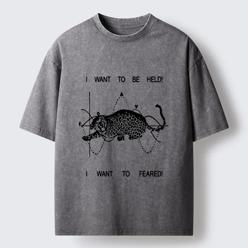 Tokyo-Tiger Relatable Cat Contradiction Meme Washed T-Shirt