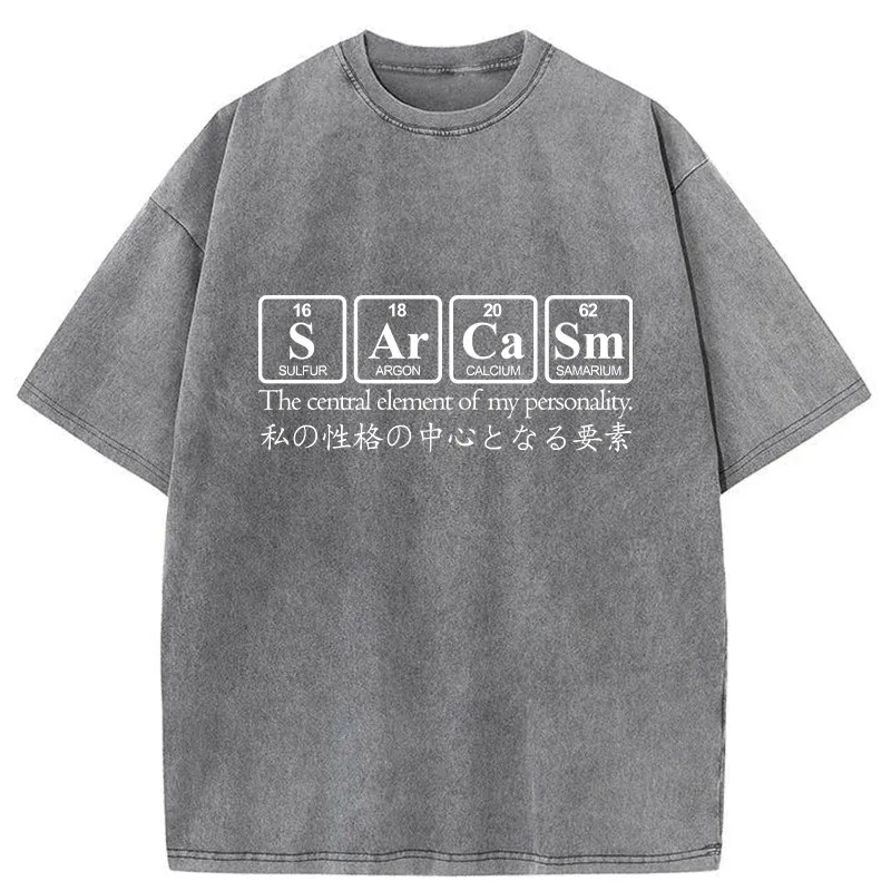 Tokyo-Tiger Sarcasm Funny Essential Washed T-Shirt