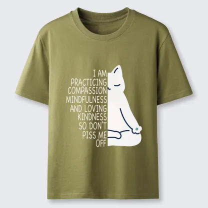 Tokyo-Tiger Calm Black Cat With Anger Issues Classic T-Shirt