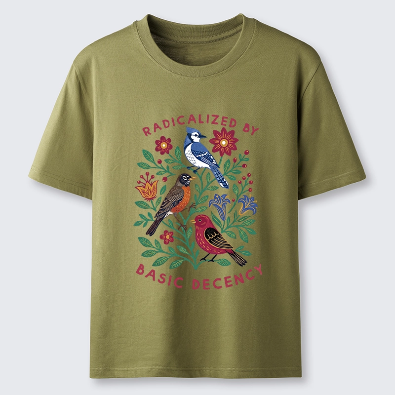 Tokyo-Tiger Birds Love Basic Decency Classic T-Shirt