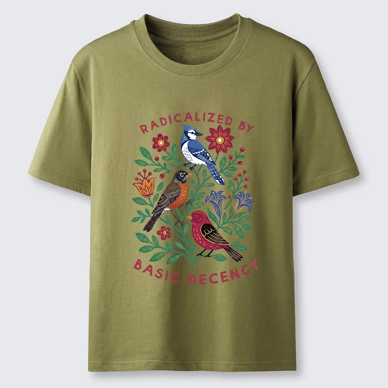 Tokyo-Tiger Birds Love Basic Decency Classic T-Shirt