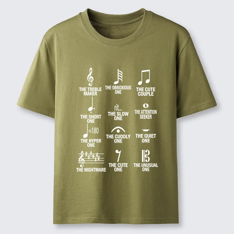 Tokyo-Tiger Musician With Note Types Classic T-Shirt