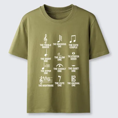 Tokyo-Tiger Musician With Note Types Classic T-Shirt