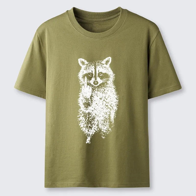 Tokyo-Tiger Raccoon Giving The Middle Finger Classic T-Shirt
