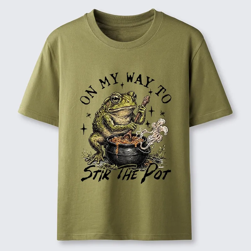Tokyo-Tiger Frog On My Way To Stir The Pot Classic T-Shirt Sale