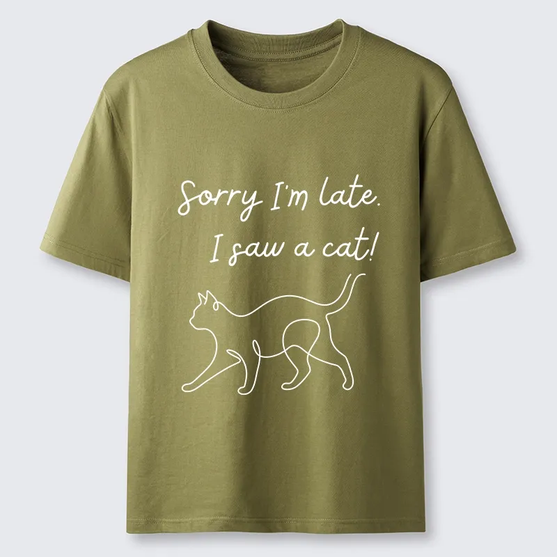 Tokyo-Tiger Funny Cat Lover Meme Line Art Classic T-Shirt