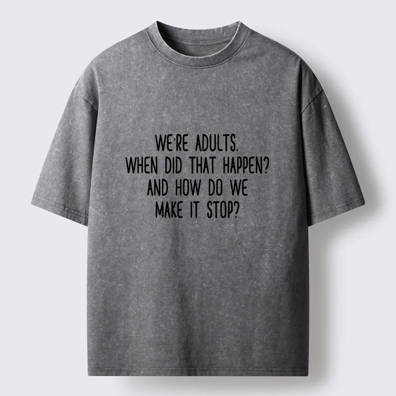Tokyo-Tiger Adult Life Is A Confusing Mess Washed T-Shirt Sale