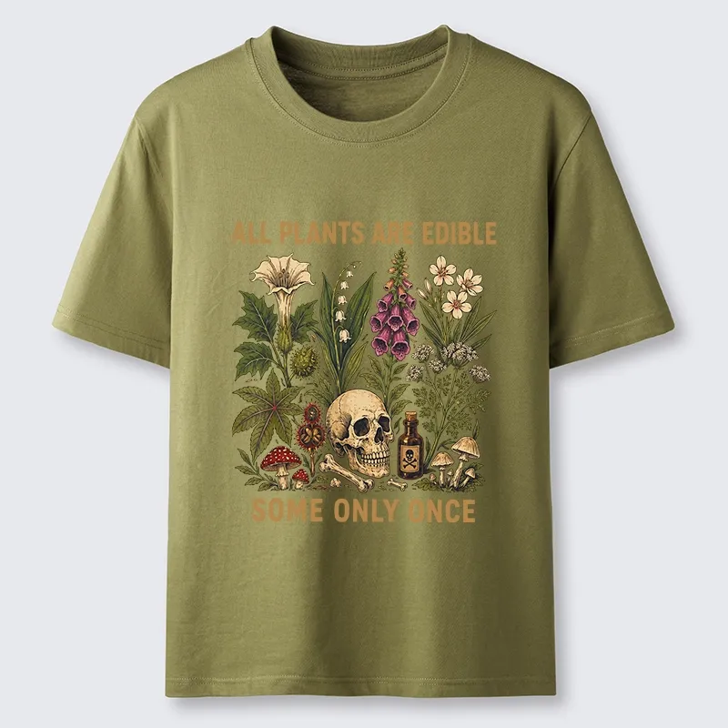 Tokyo-Tiger Edible Plants Some Only Once Joke Classic T-Shirt