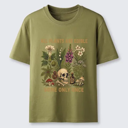 Tokyo-Tiger Edible Plants Some Only Once Joke Classic T-Shirt
