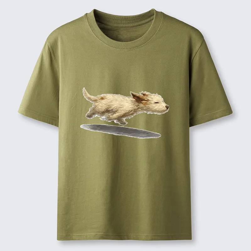 Tokyo-Tiger Happy Puppy Running Free Classic T-Shirt