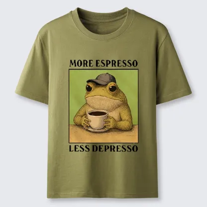 Tokyo-Tiger Frog Drinking Coffee Funny Classic T-Shirt
