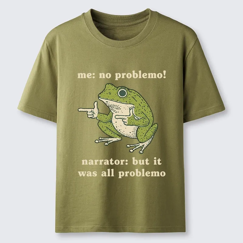 Tokyo-Tiger Funny Frog No Problemo Vs All Problemo Classic T-Shirt