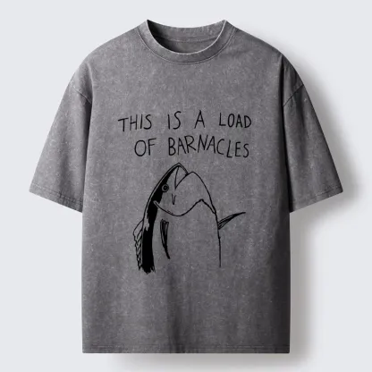 Tokyo-Tiger Sketchy Fish With A Lot To Say Washed T-Shirt