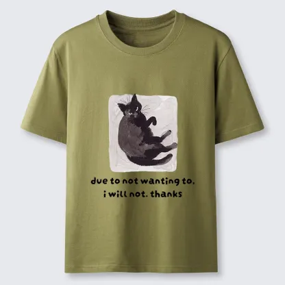 Tokyo-Tiger Cat Says No Thanks Funny Vibe Classic T-Shirt