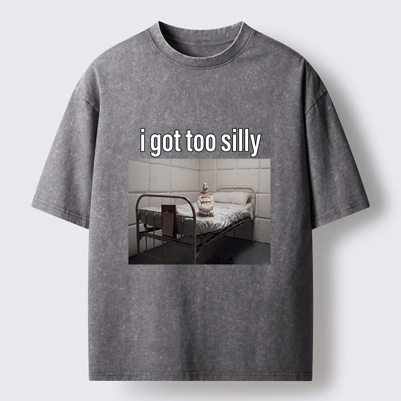Tokyo-Tiger Duck In A Padded Room Meme Washed T-Shirt