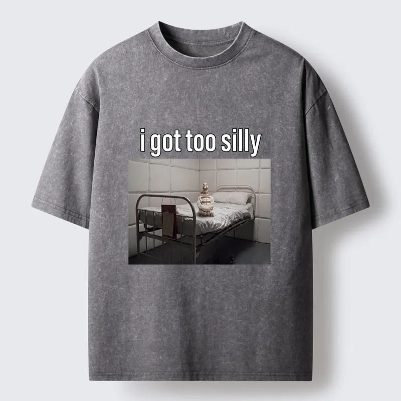 Tokyo-Tiger Duck In A Padded Room Meme Washed T-Shirt