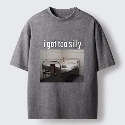 Tokyo-Tiger Duck In A Padded Room Meme Washed T-Shirt