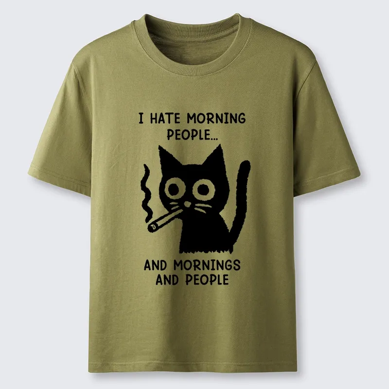 Tokyo-Tiger Morning Black Cat Classic T-Shirt