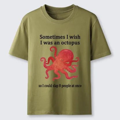 Tokyo-Tiger Octopus Dreaming Of Slapping Eight People Classic T-Shirt