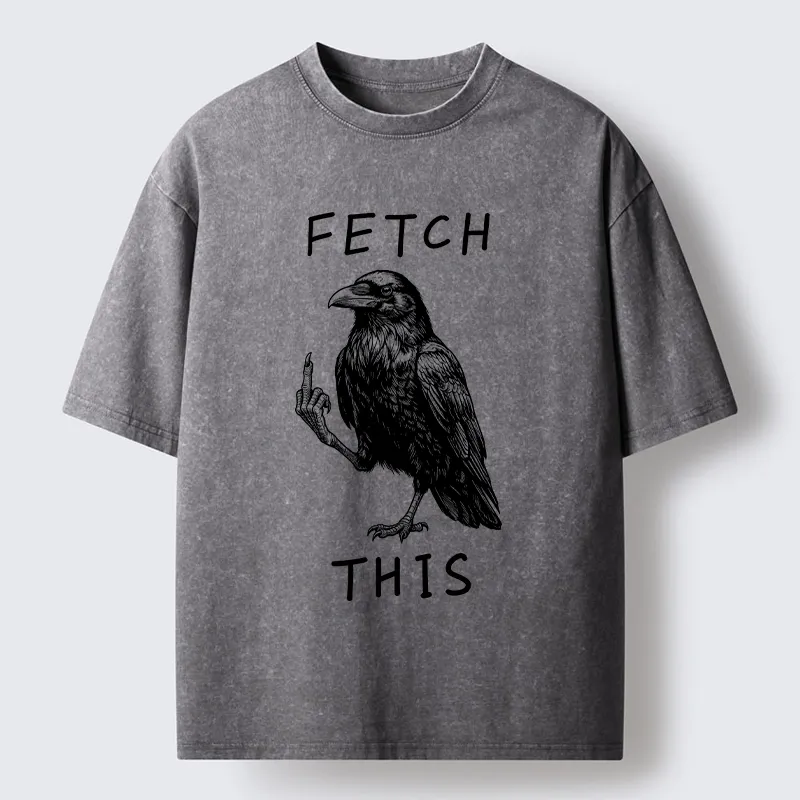 Tokyo-Tiger Funny Crow Meme With Attitude Washed T-Shirt