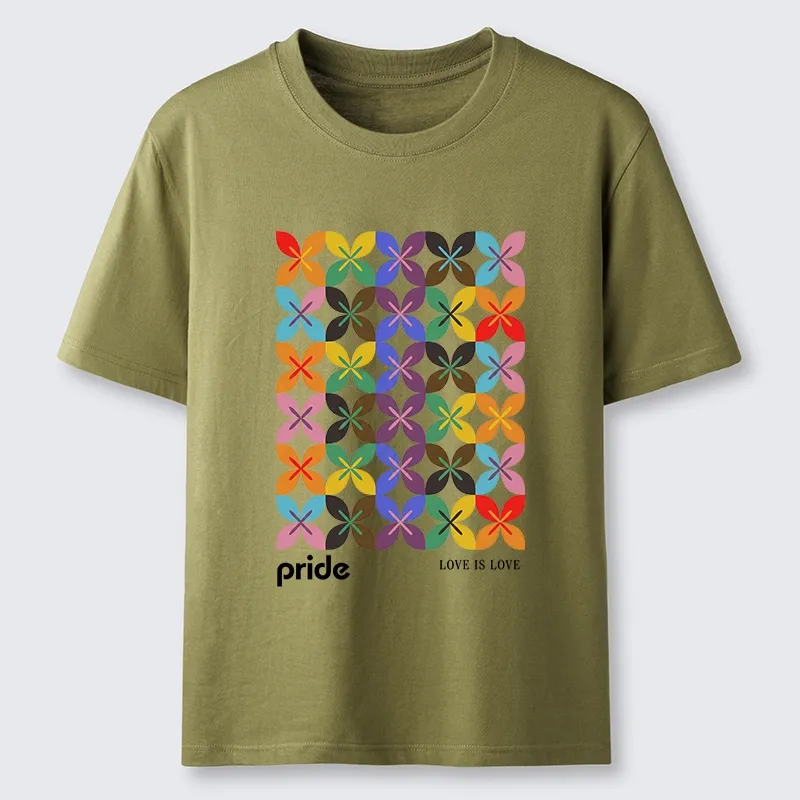 Tokyo-Tiger Pride Geometric Flower Pattern Classic T-Shirt Sale