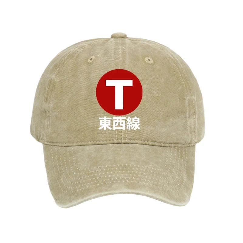Tokyo-Tiger Tozai Line Kyoto Washed Cap
