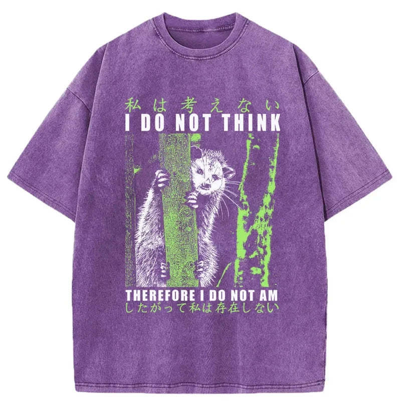 Tokyo-Tiger Stupid Possum Japan Washed T-Shirt Sale