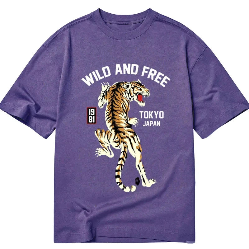 TIGER - toko003 Tokyo-Tiger Japanese Fierce Tiger Washed T-Shirt Sale