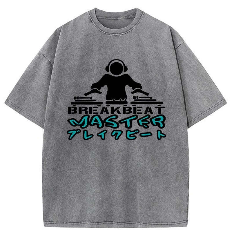 Tokyo-Tiger Breakbeat Master Washed T-Shirt