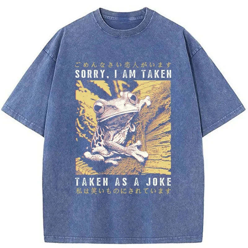 Tokyo-Tiger The Tragic Frog Japanese Washed T-Shirt
