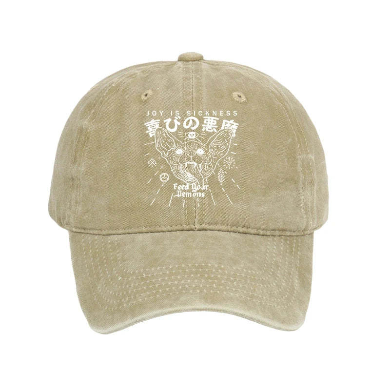 Tokyo-Tiger Joy Is Sickness Washed Cap
