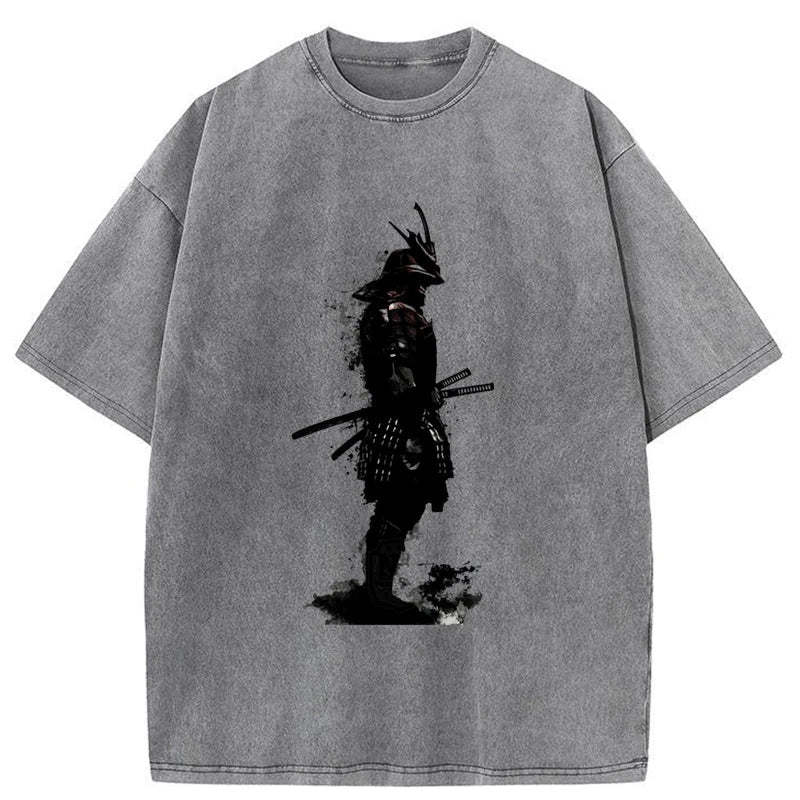 Tokyo-Tiger Armored Samurai Samurai Washed T-Shirt