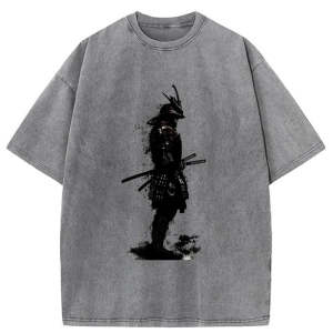 Image of Tokyo-Tiger Armored Samurai Samurai Washed T-Shirt