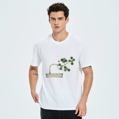 Tokyo-Tiger Minimalist Bonsai Artistry Classic T-Shirt