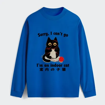 Tokyo‑Tiger Indoor Cat Meme Classic Long Sleeve T-Shirt