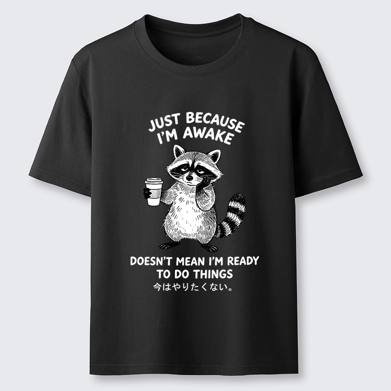 Tokyo-Tiger Tired Raccoon Coffee Classic T-Shirt