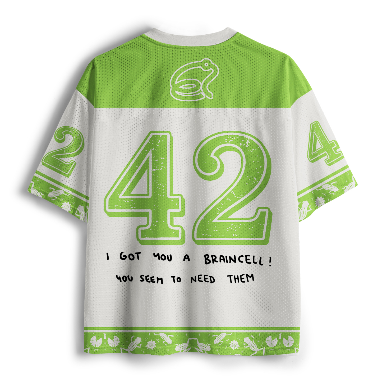 Tokyo-Tiger The Frog Says You Need A Brain Cell Mesh Jersey
