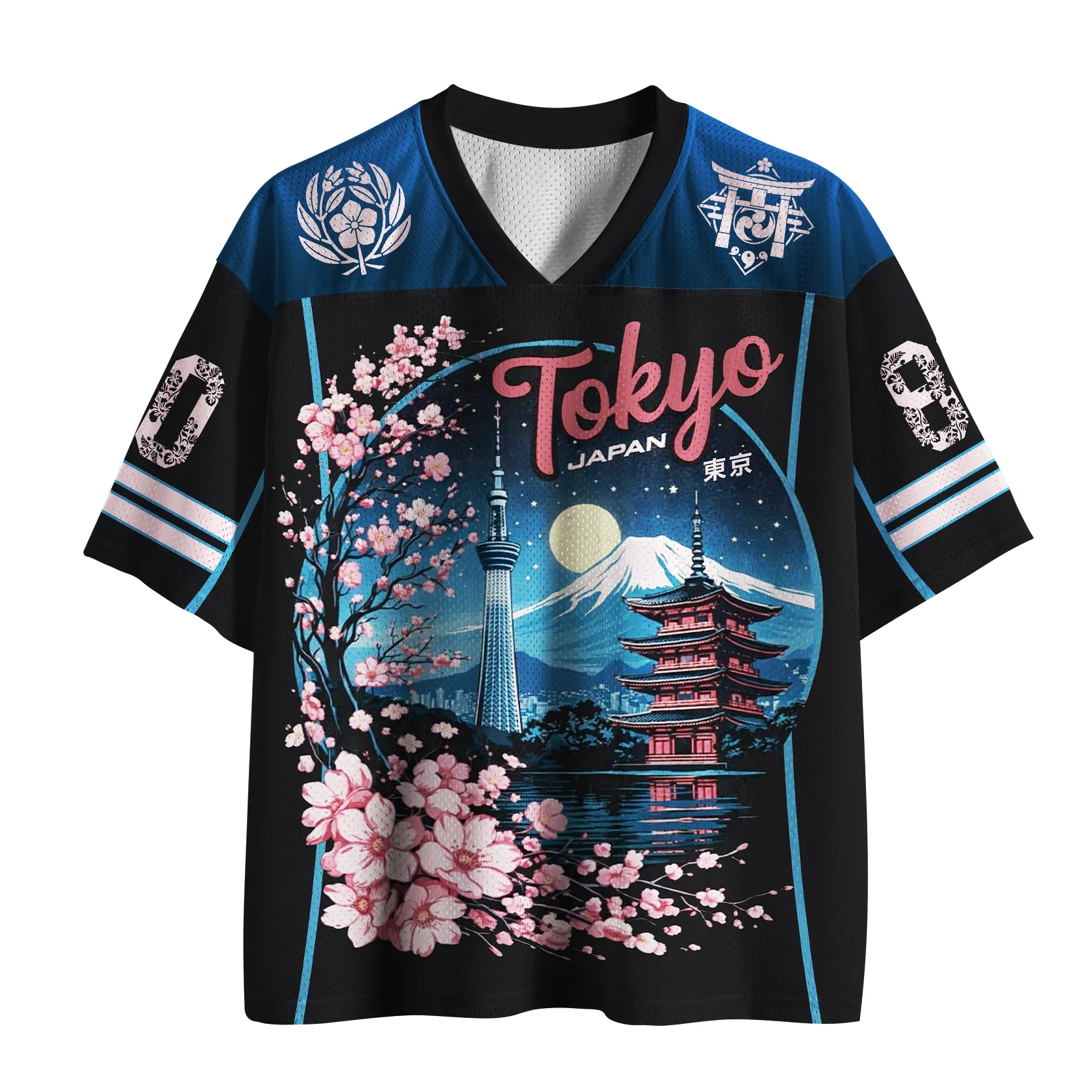 Tokyo-Tiger Lunar Tokyo Skyline Mesh Jersey Sale
