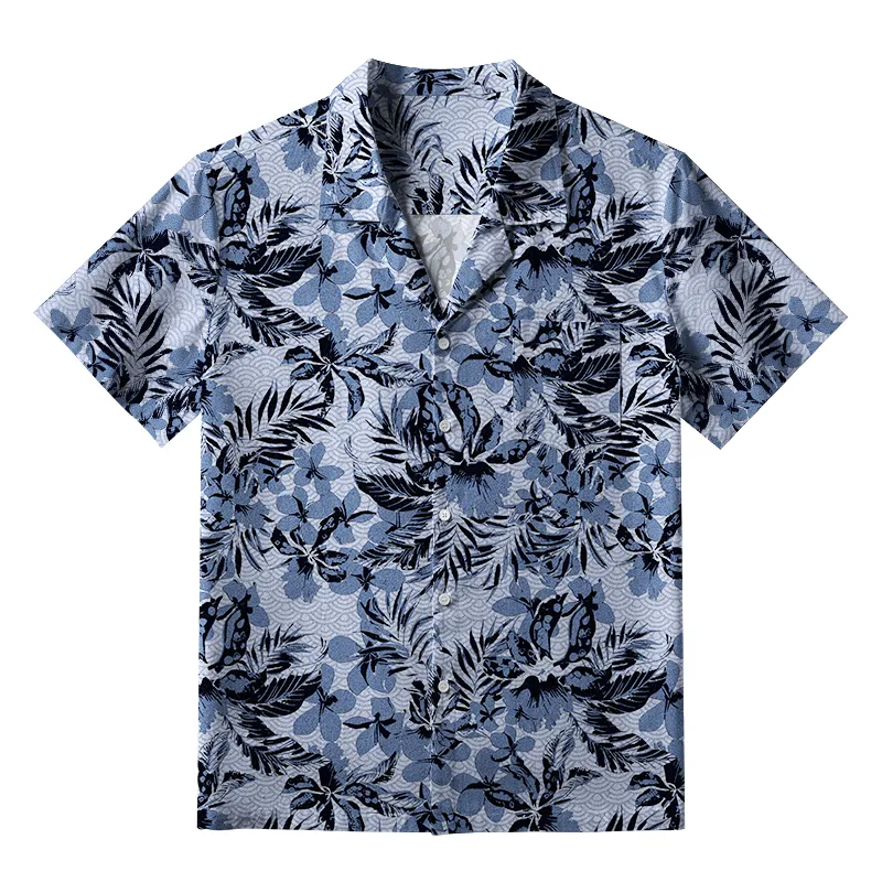 Tokyo-Tiger Floral Embrace Aloha Hawaiian Shirt Sale