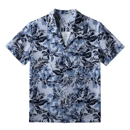 Tokyo-Tiger Floral Embrace Aloha Hawaiian Shirt