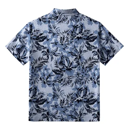 Tokyo-Tiger Floral Embrace Aloha Hawaiian Shirt
