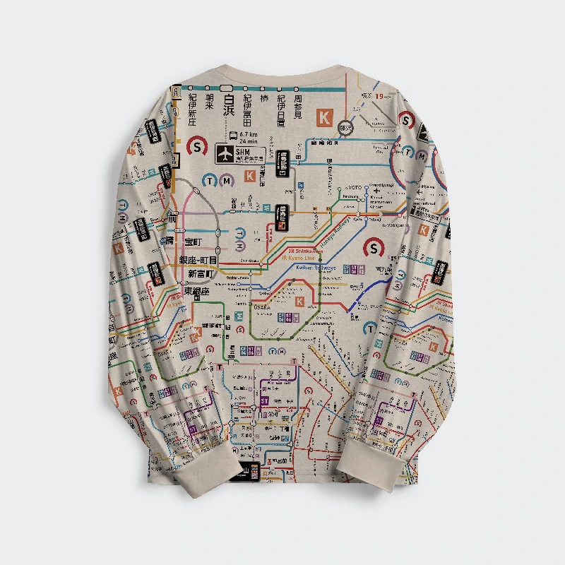 Tokyo-Tiger Tokyo Subway Map Family Pajama Sets