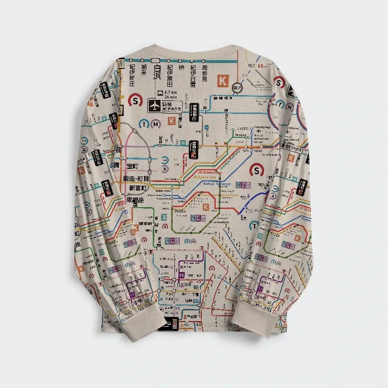 Tokyo-Tiger Tokyo Subway Map Family Pajama Sets