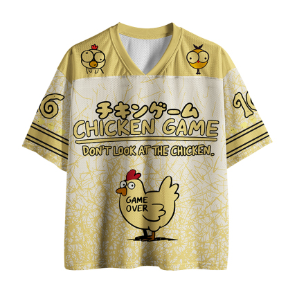 Tokyo-Tiger Don't Look At The Chicken Mesh Jersey