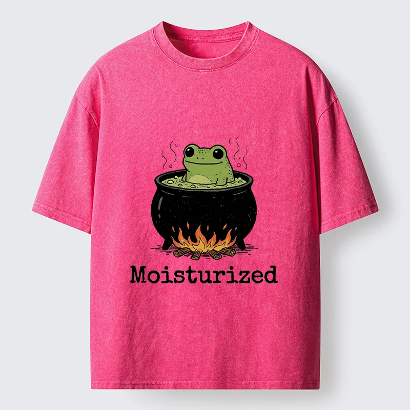 Tokyo-Tiger Funny Frog In A Pot Meme Washed T-Shirt