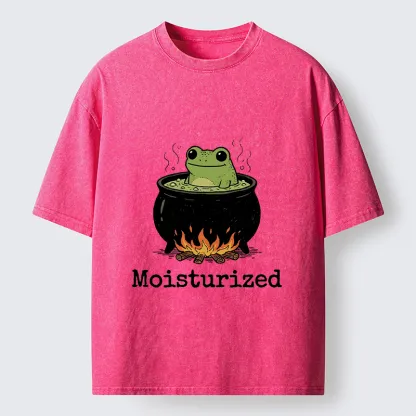 Tokyo-Tiger Funny Frog In A Pot Meme Washed T-Shirt