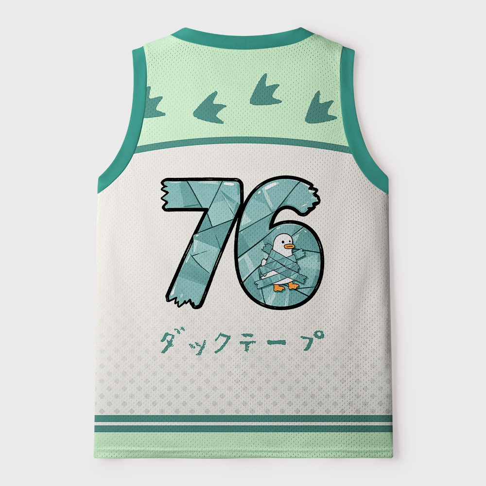 Tokyo-Tiger Duck-Tape Mesh Tank Top