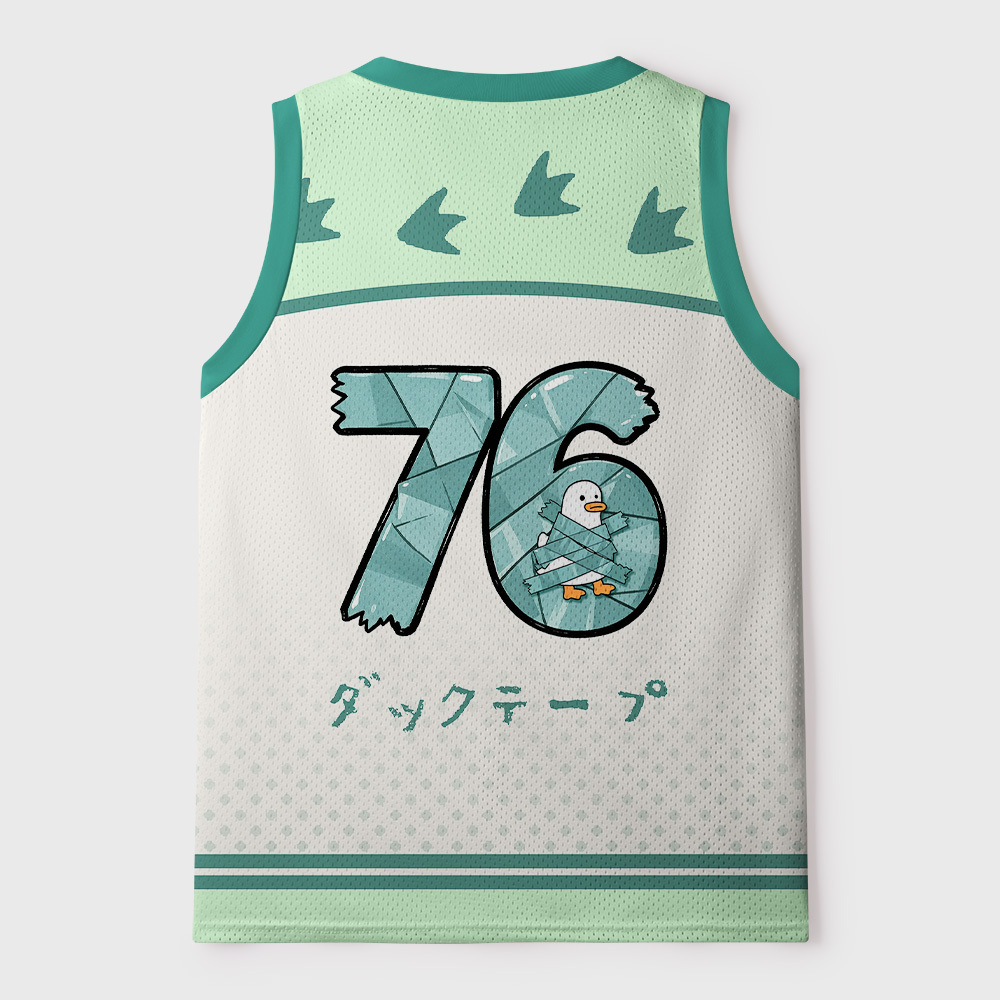 Tokyo-Tiger Duck-Tape Mesh Tank Top