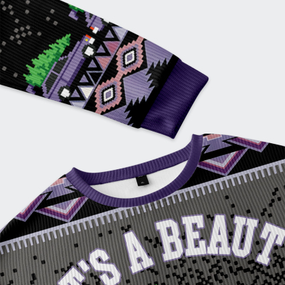 Tokyo-Tiger It’s A Beaut, Clark Christmas Ugly Sweatshirt